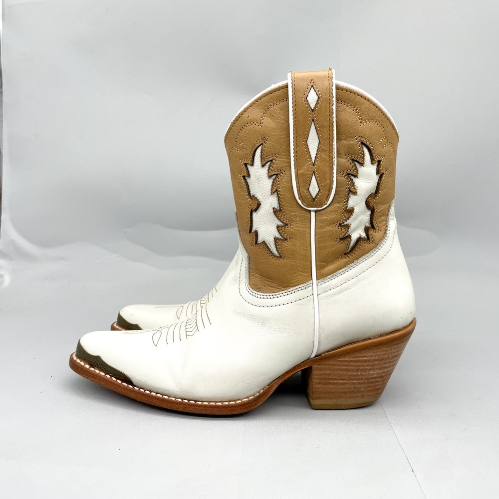 Idyllwind Miranda Lambert Womens 7.5 Thunderbird White Tan Western Cowgirl Boots - Picture 5 of 15